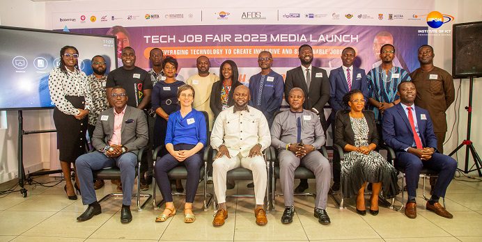 Organisers And Partners At The Launch Of Tech Job Fair